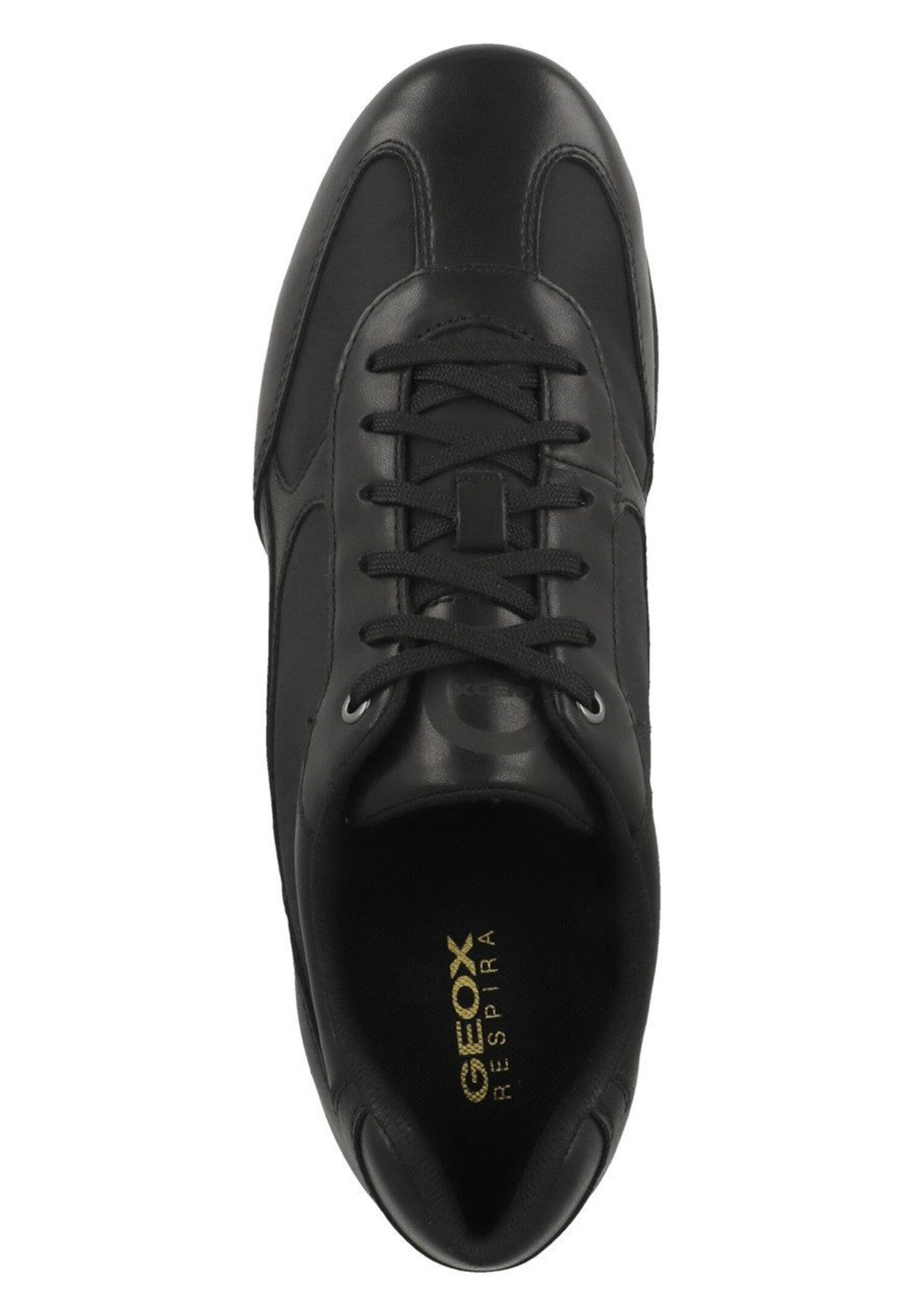 Geox U Snake 2.0 C - SMO-LEA Herren Leder Sneaker U45GXC 00043 schwarz 3/6