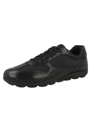 Geox U Snake 2.0 C - SMO-LEA Herren Leder Sneaker U45GXC 00043 schwarz