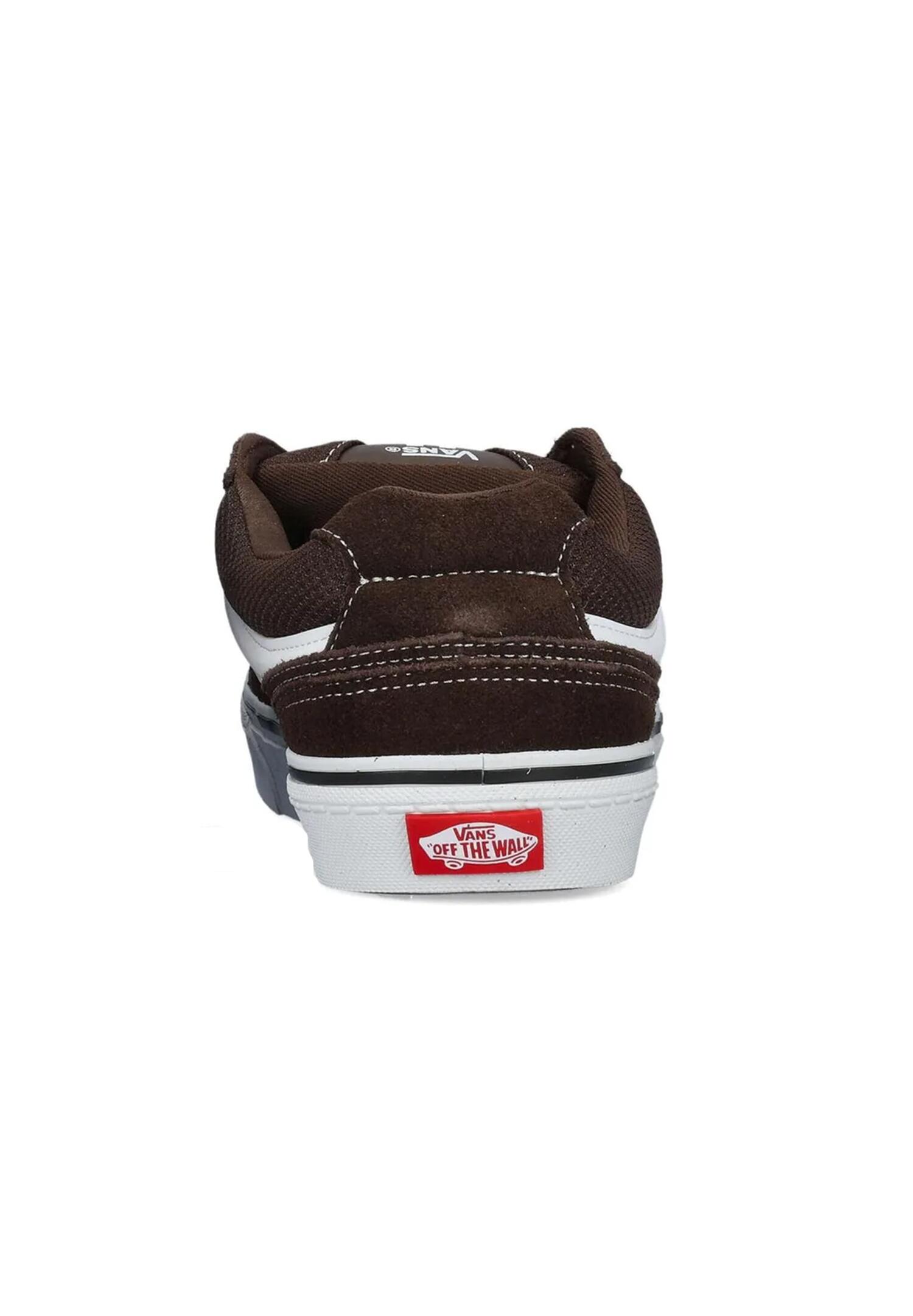 Chaussures pour hommes Vans Caldrone en daim Marron 4/4