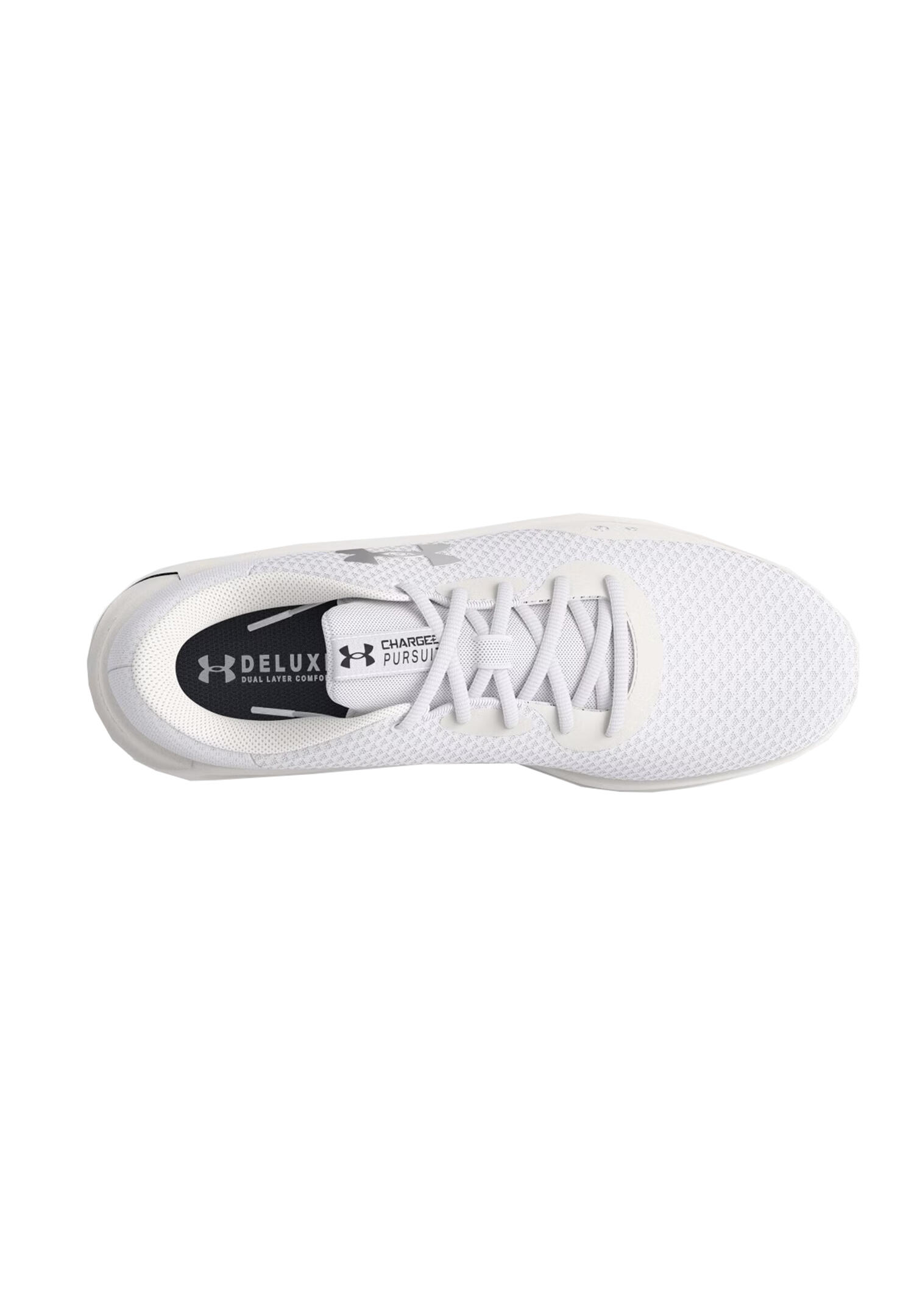 Chaussures de course Hommes Under Armour Charged Pursuit 3 Blanc 3/7