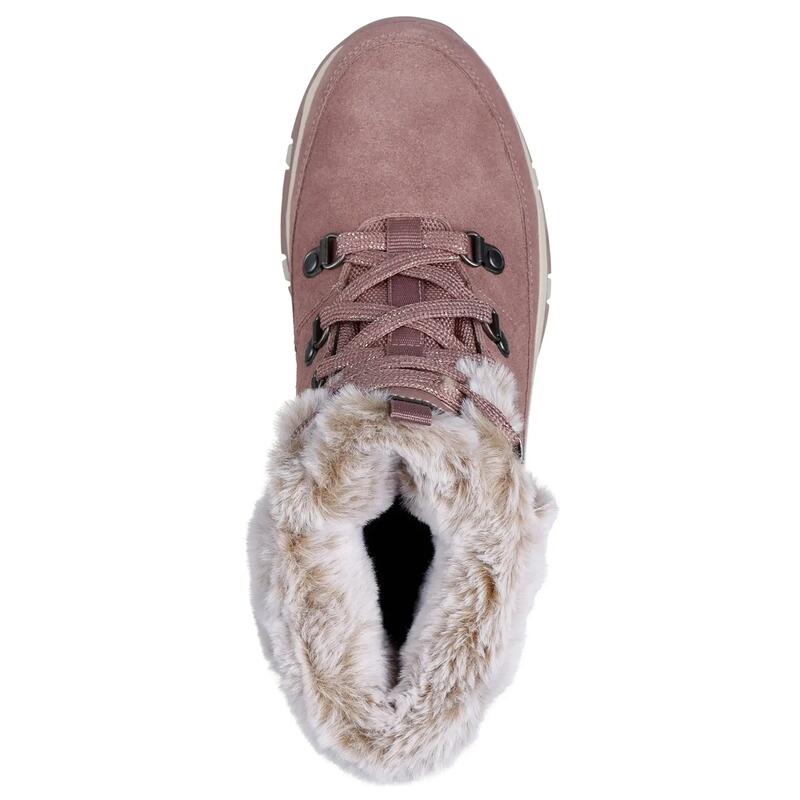 Pantofi Sport Skechers Model Trego - Snow Worries Culoare Roz