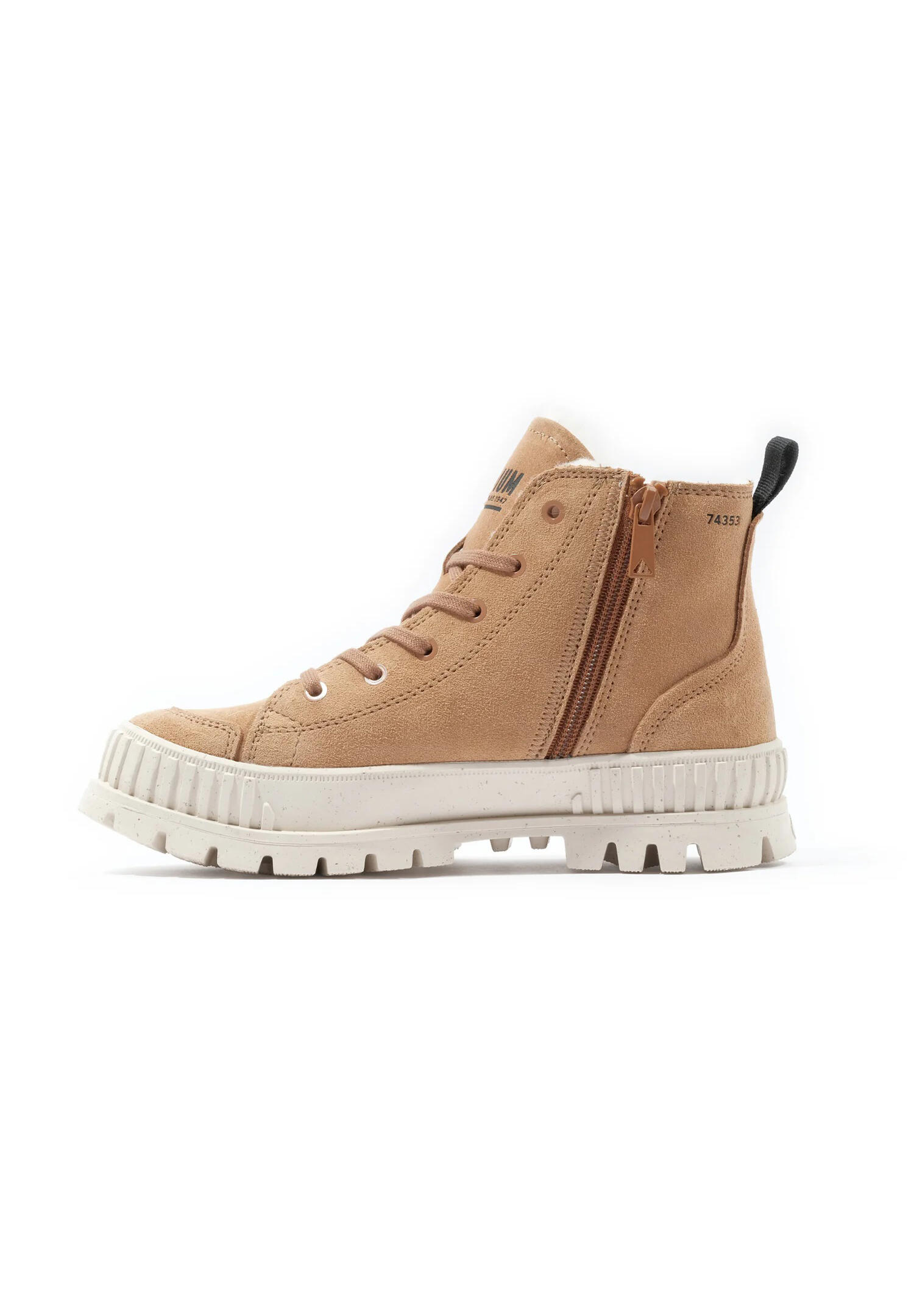 Palladium Modelo Pallashock Zip Cor Castanho 3/5