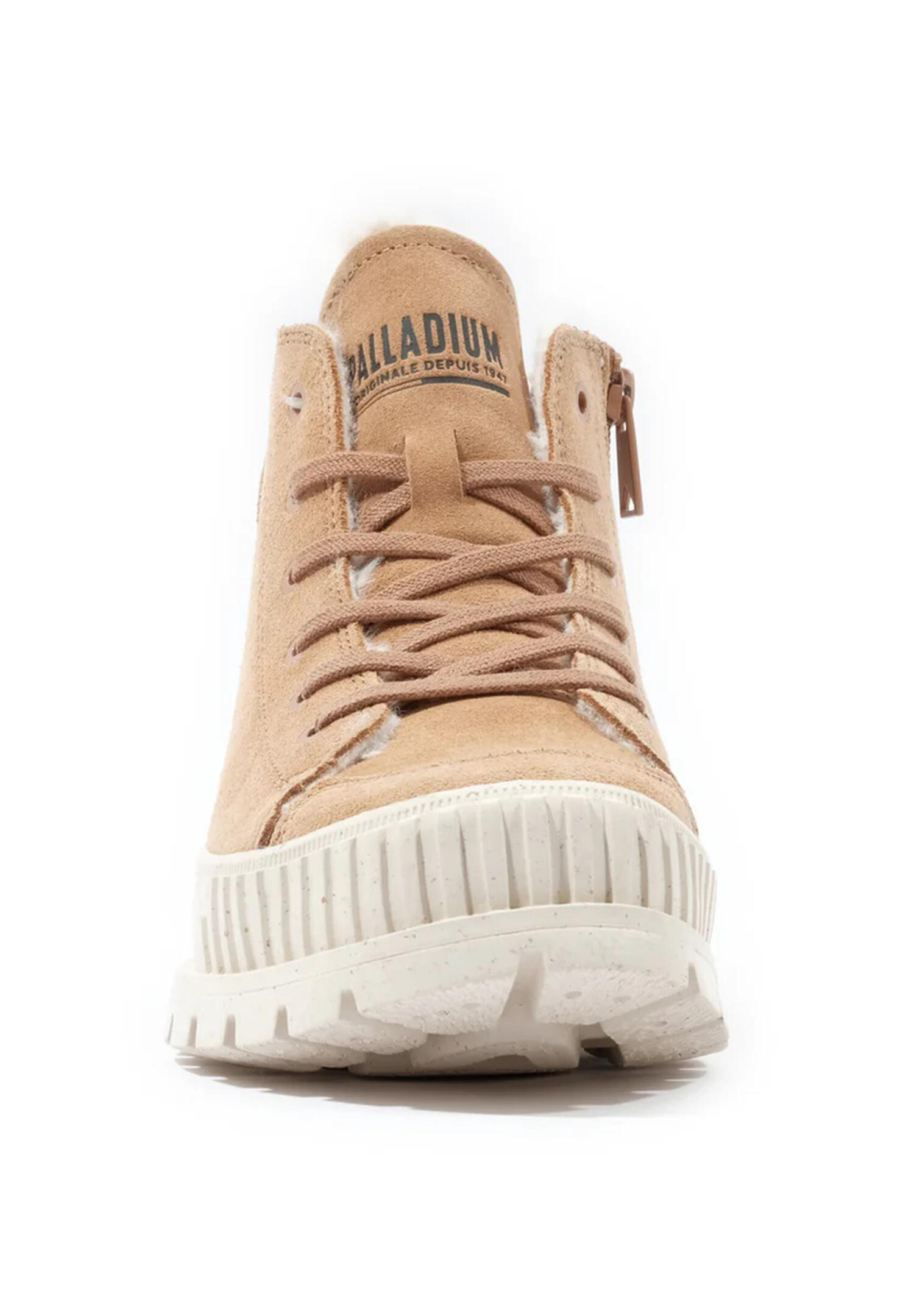 Palladium Modelo Pallashock Zip Cor Castanho 4/5