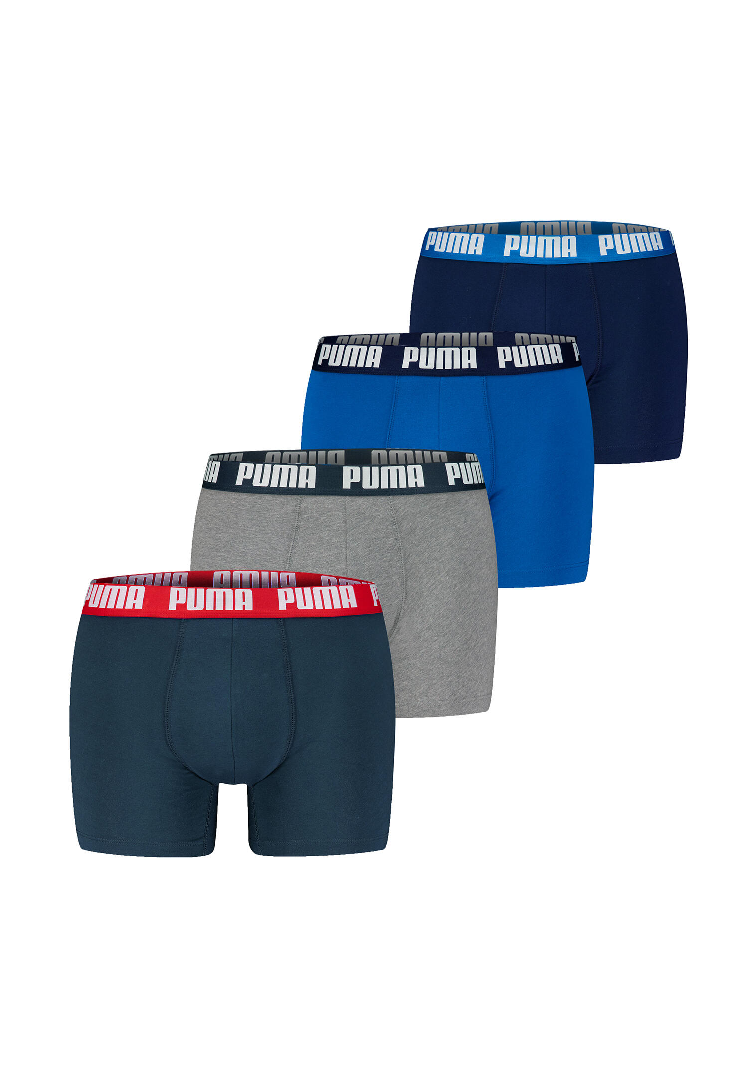 PUMA Herren Boxershorts Unterhose Unterwäsche 4-er Pack 2/4