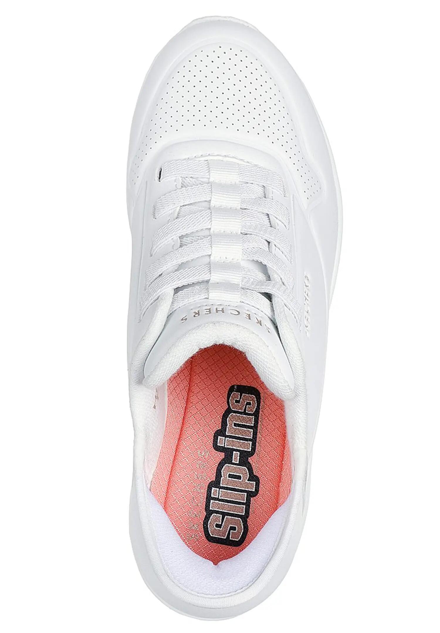 Skechers Slip-ins  Uno - Easy Air Damen Sneaker 177112  WHT 3/5