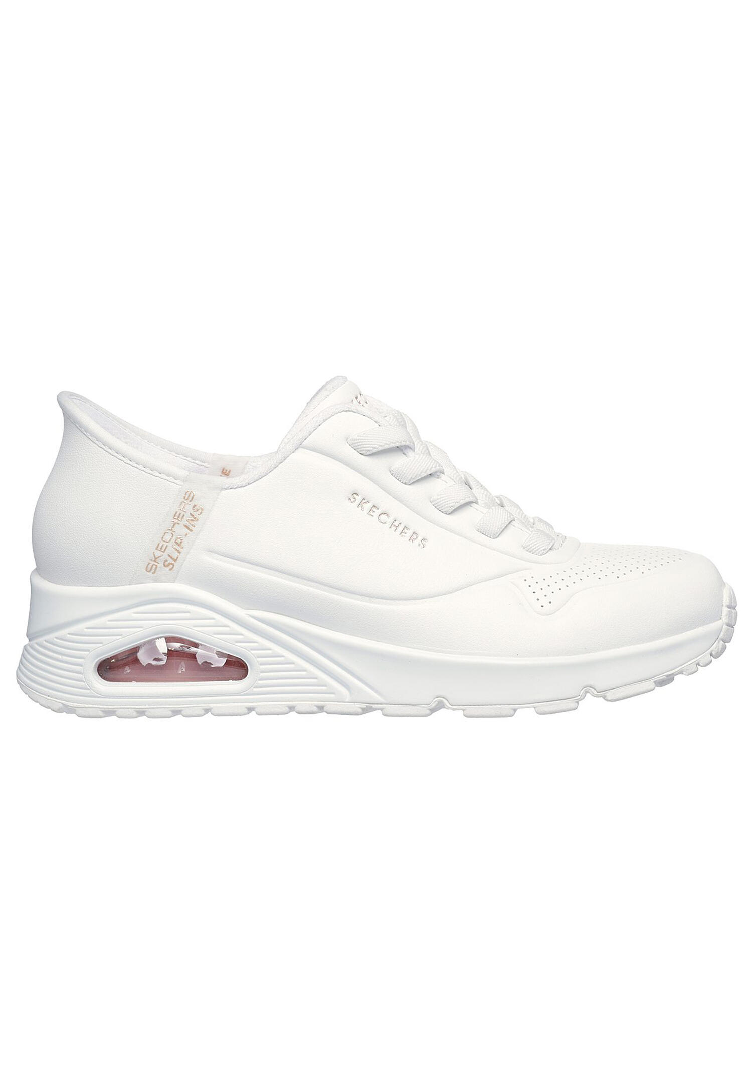 Skechers Slip-ins  Uno - Easy Air Damen Sneaker 177112  WHT 2/5