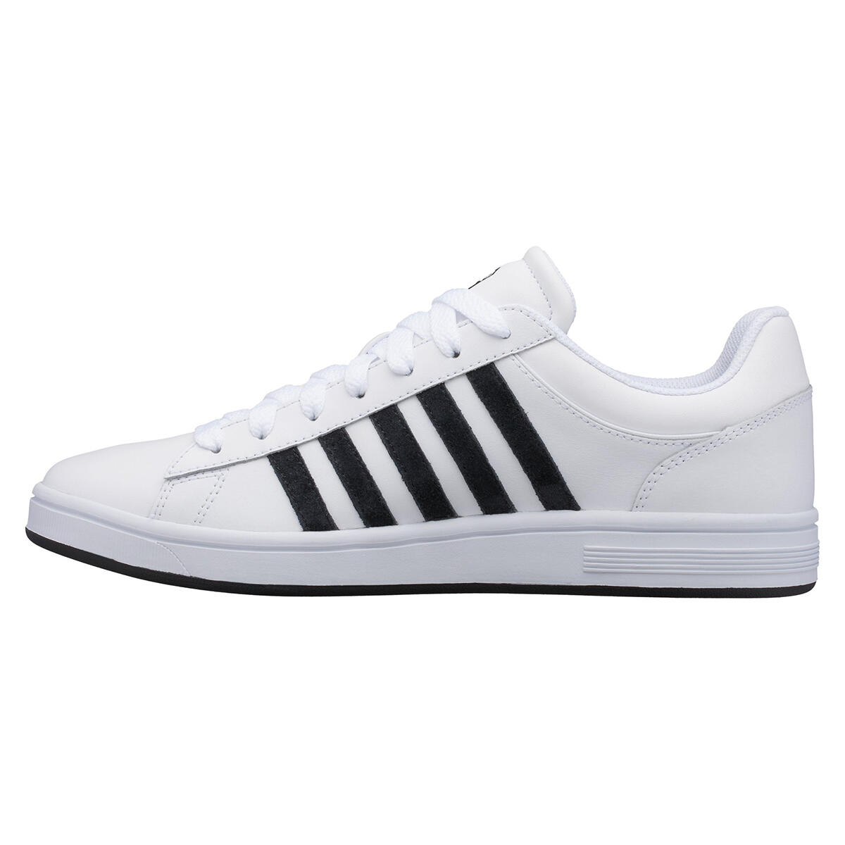 K-SWISS Court Winston Herren Sneaker Sportschuh 06154-117-M Weiß/Schwarz 3/5
