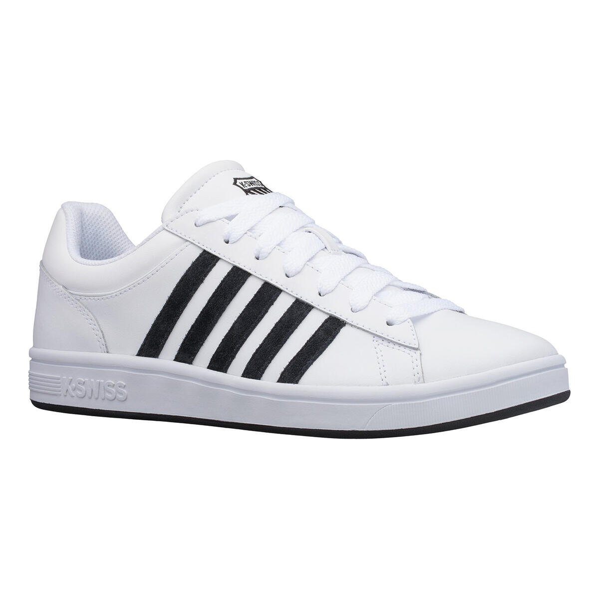 K-SWISS Court Winston Herren Sneaker Sportschuh 06154-117-M Weiß/Schwarz 1/5