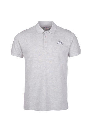 Kappa Unisex Polo Shirt Herren 303173 grau
