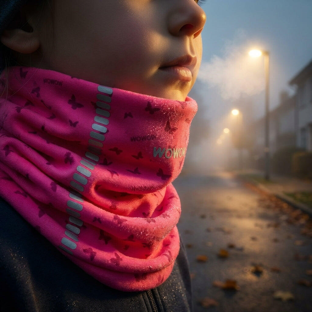 Wowow tour de cou Nutty Neckwarmer pour enfants taille unique rose 2/2