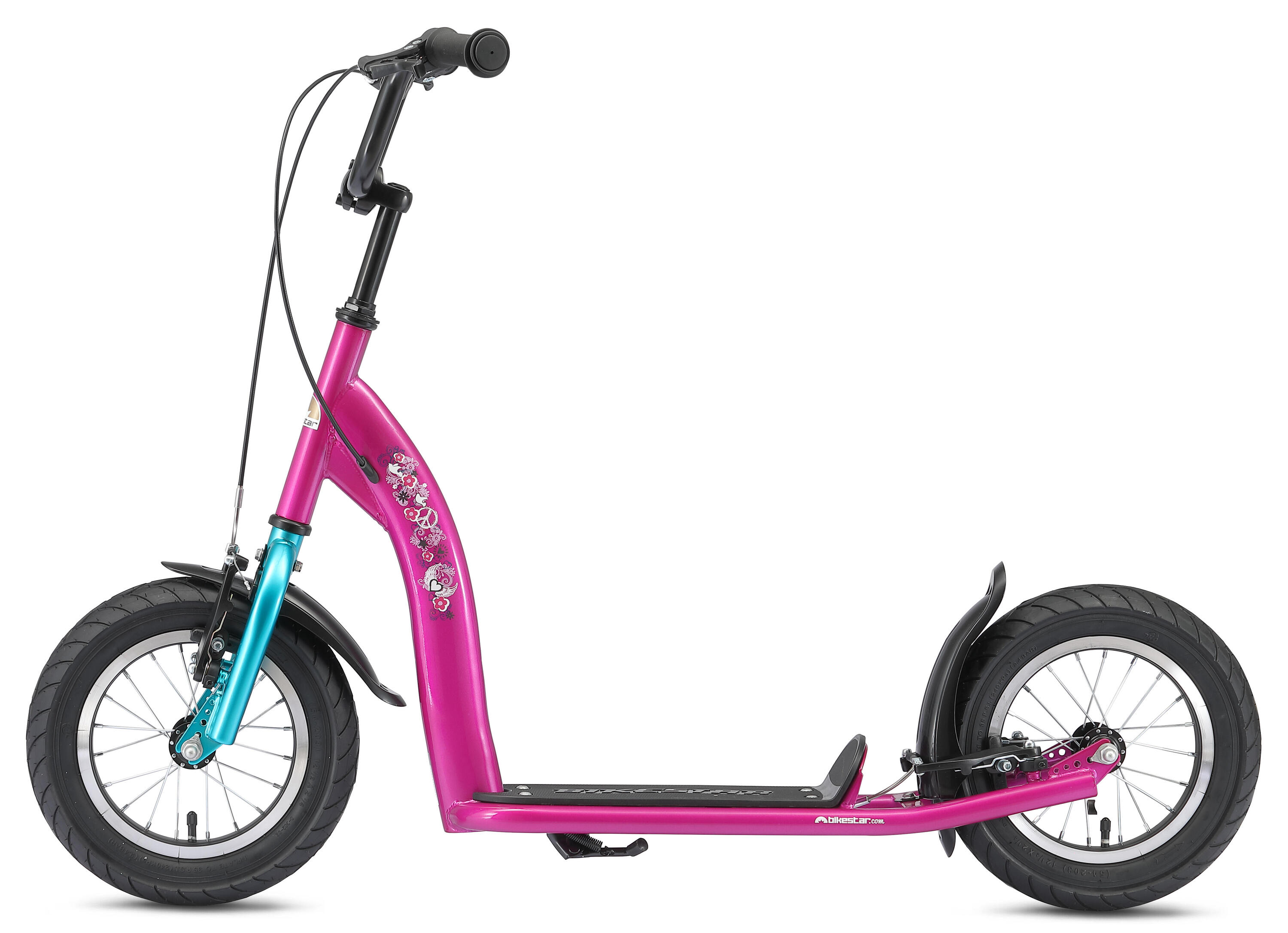 Monopattino con granruote 12", per bambini 8 anni, pneumatici ad aria, Sport 3/7