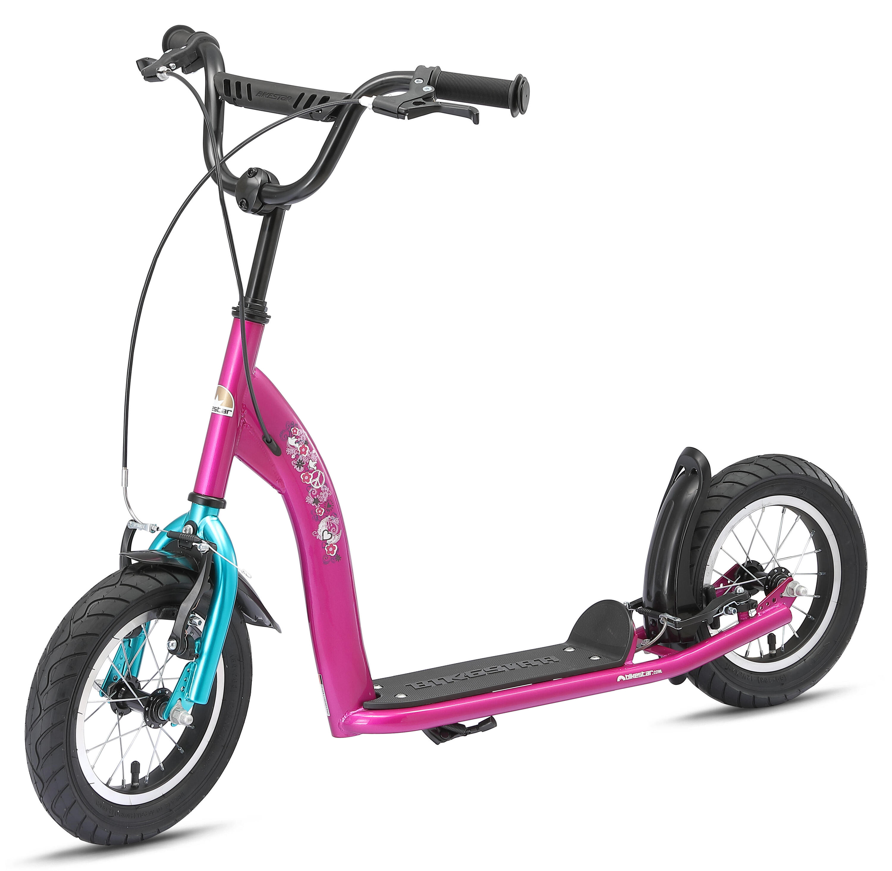 Monopattino con granruote 12", per bambini 8 anni, pneumatici ad aria, Sport 4/7