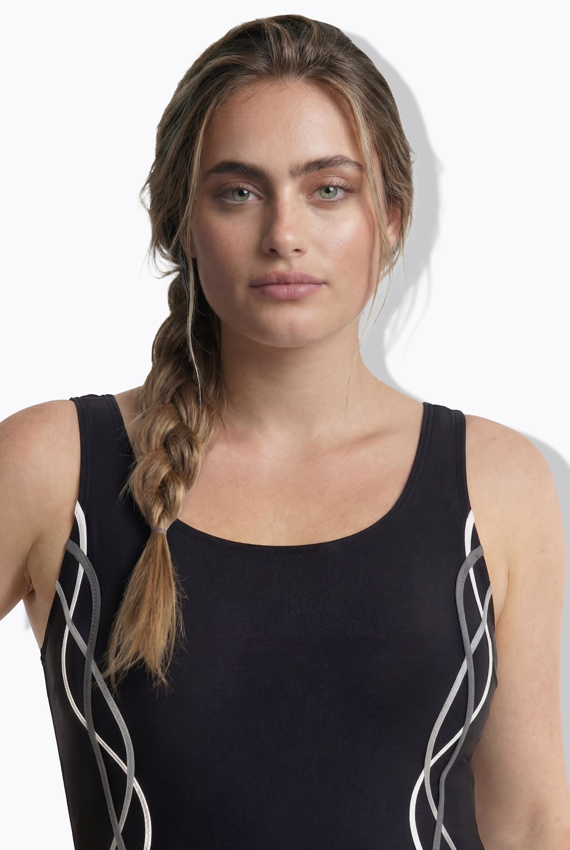 Femme Maillot de bain une pièce sans bonnets souples 3/7