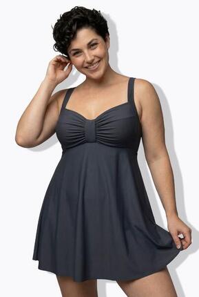 Damen Badekleid Zierband Softcups recycelt