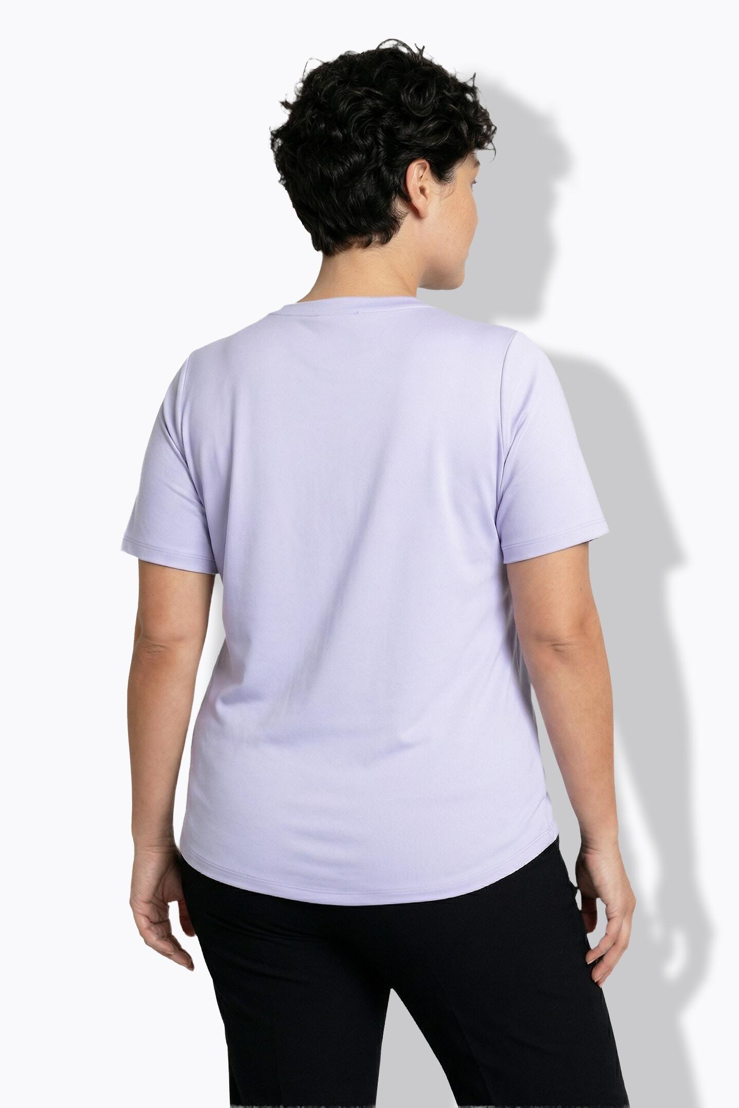 Damen Funktions-Shirt Rückendruck Classic Rundhals Halbarm 2/7