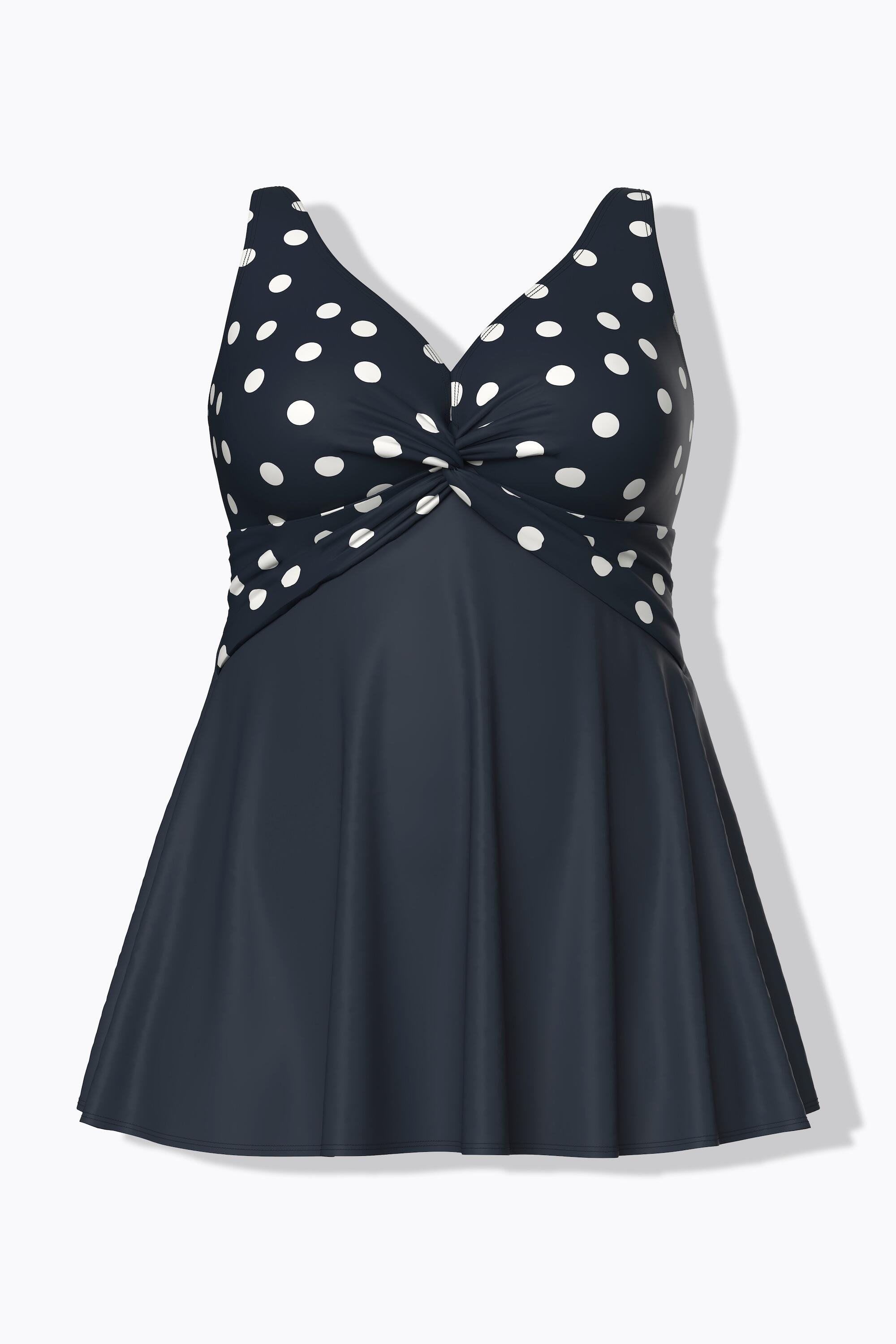 Femme Robe de bain à pois bonnets souples matière recyclée 6/7