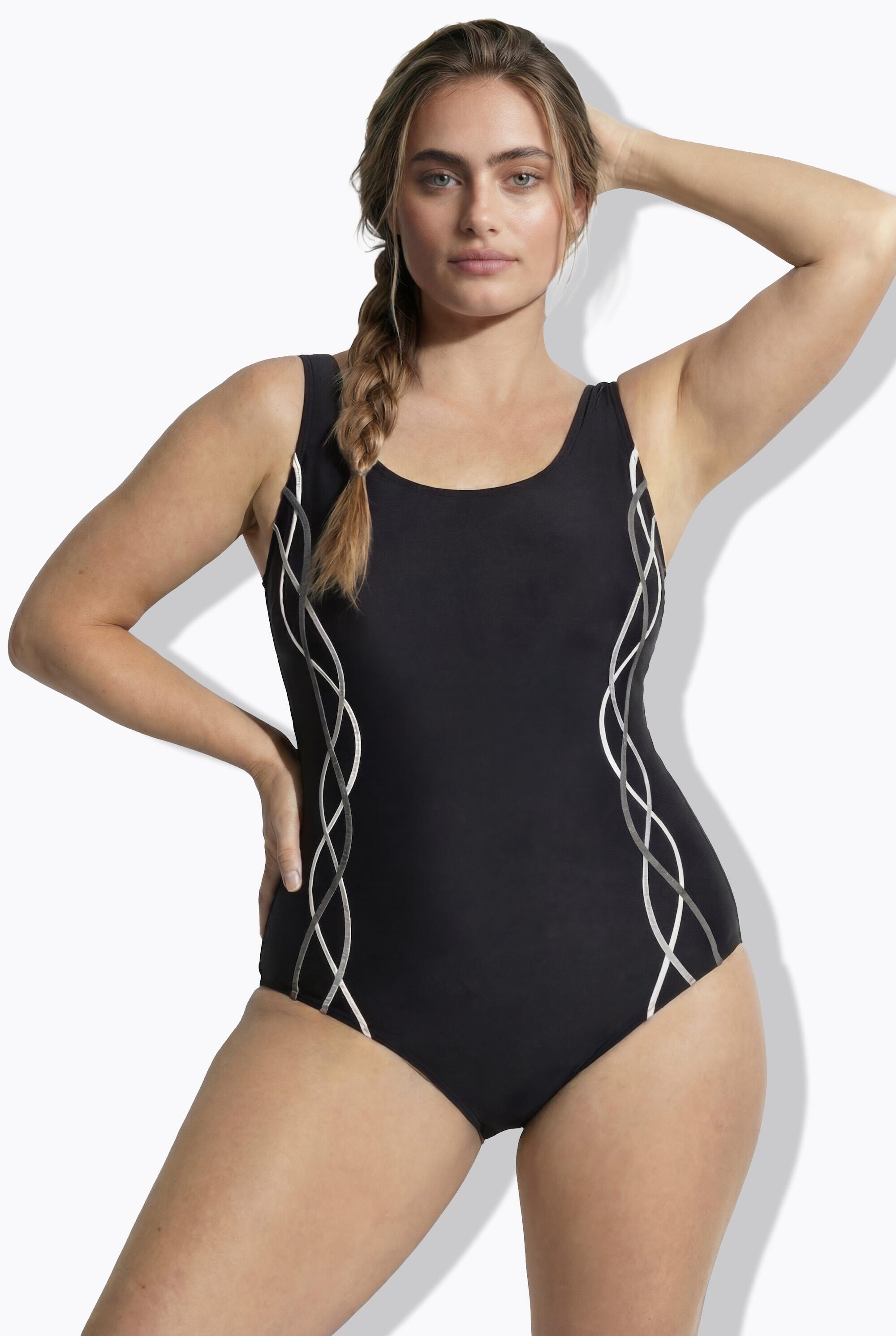 Femme Maillot de bain une pièce sans bonnets souples 6/7