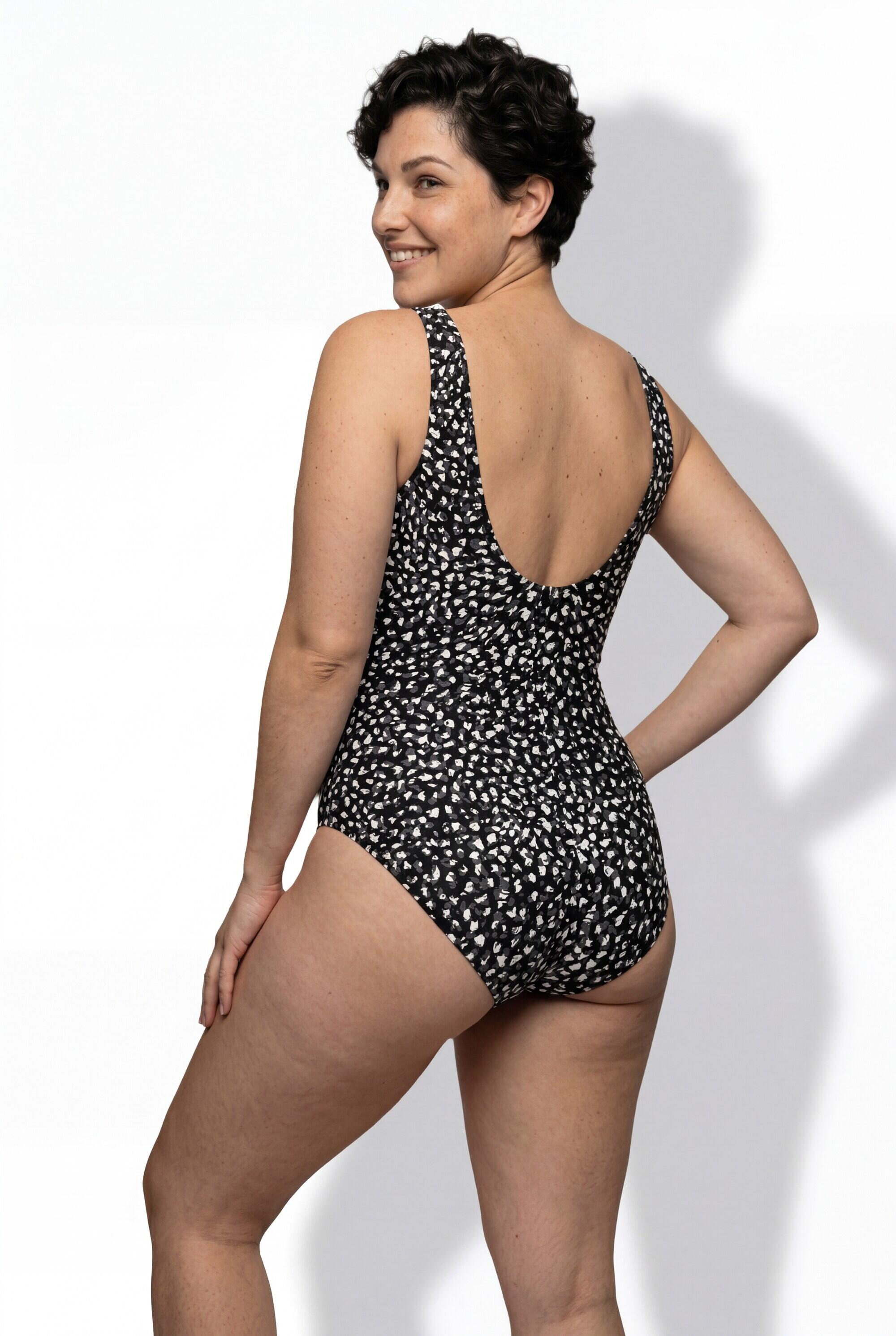 Femme Maillot de bain effet cache-cœur bonnets souples anneau fantaisie 2/7
