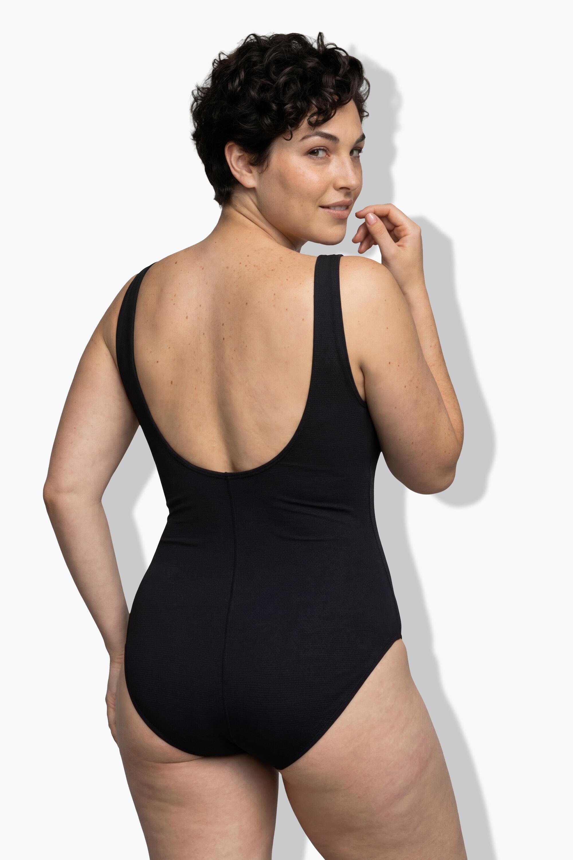 Femme Maillot de bain à dégradé de couleurs drapé et bonnets souples 2/7