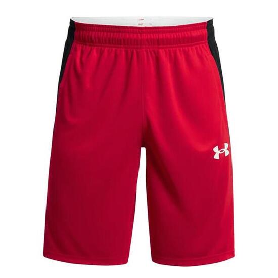 Short de Sport Rouge Homme Under Armour Baseline 10