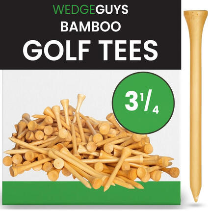 Unisex Golf Wedge Guys - Tees en Bambou 70mm Haute Résistance - Lot de 250