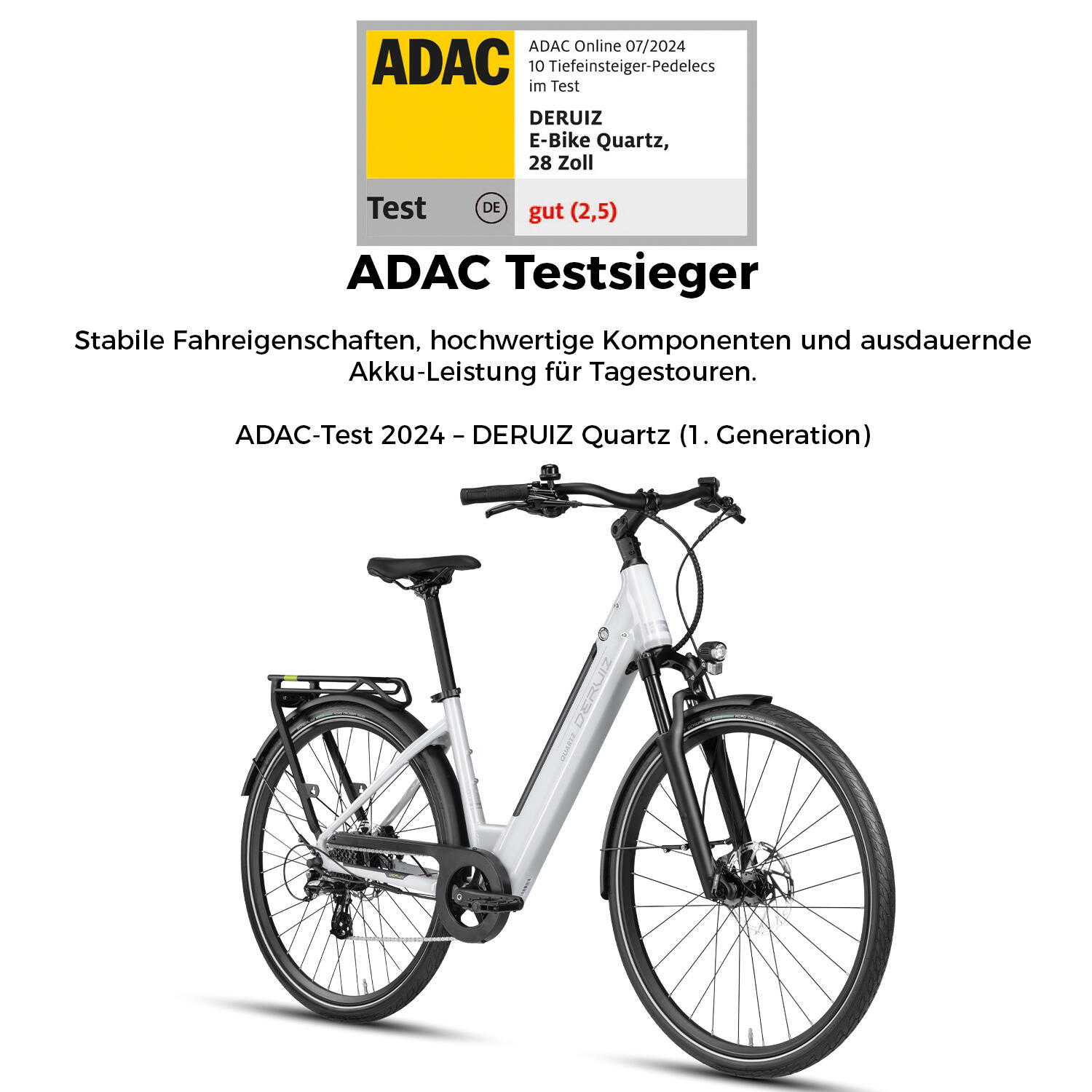 Quartz Bicicleta Eléctrica 28" 250W Sensor de Par Batería 644Wh Autonomía 161 km 7/8