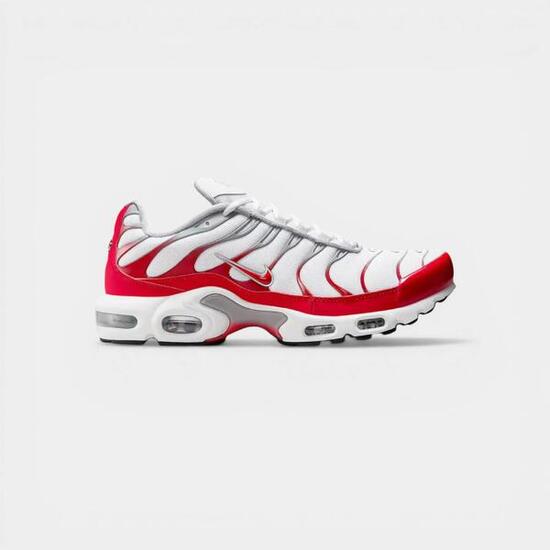 Nike Air Max Plus White University Red