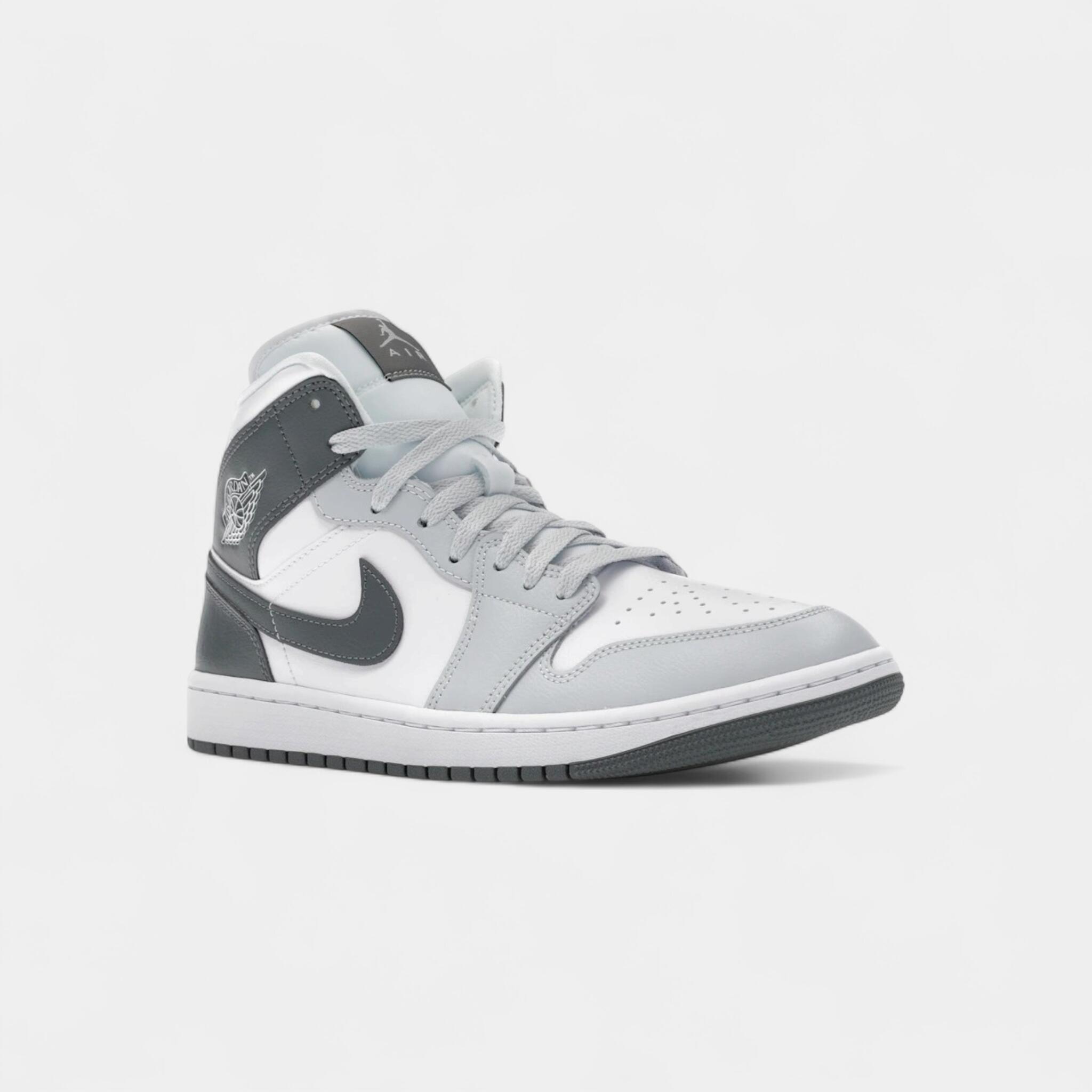 Jordan 1 Mid White Smoke Grey (Women's) 2/4