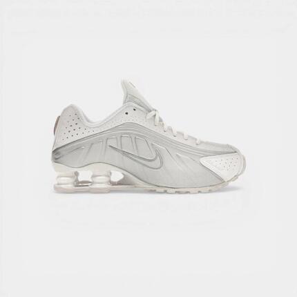 Nike Shox R4 White Metallic Silver (Women's)
