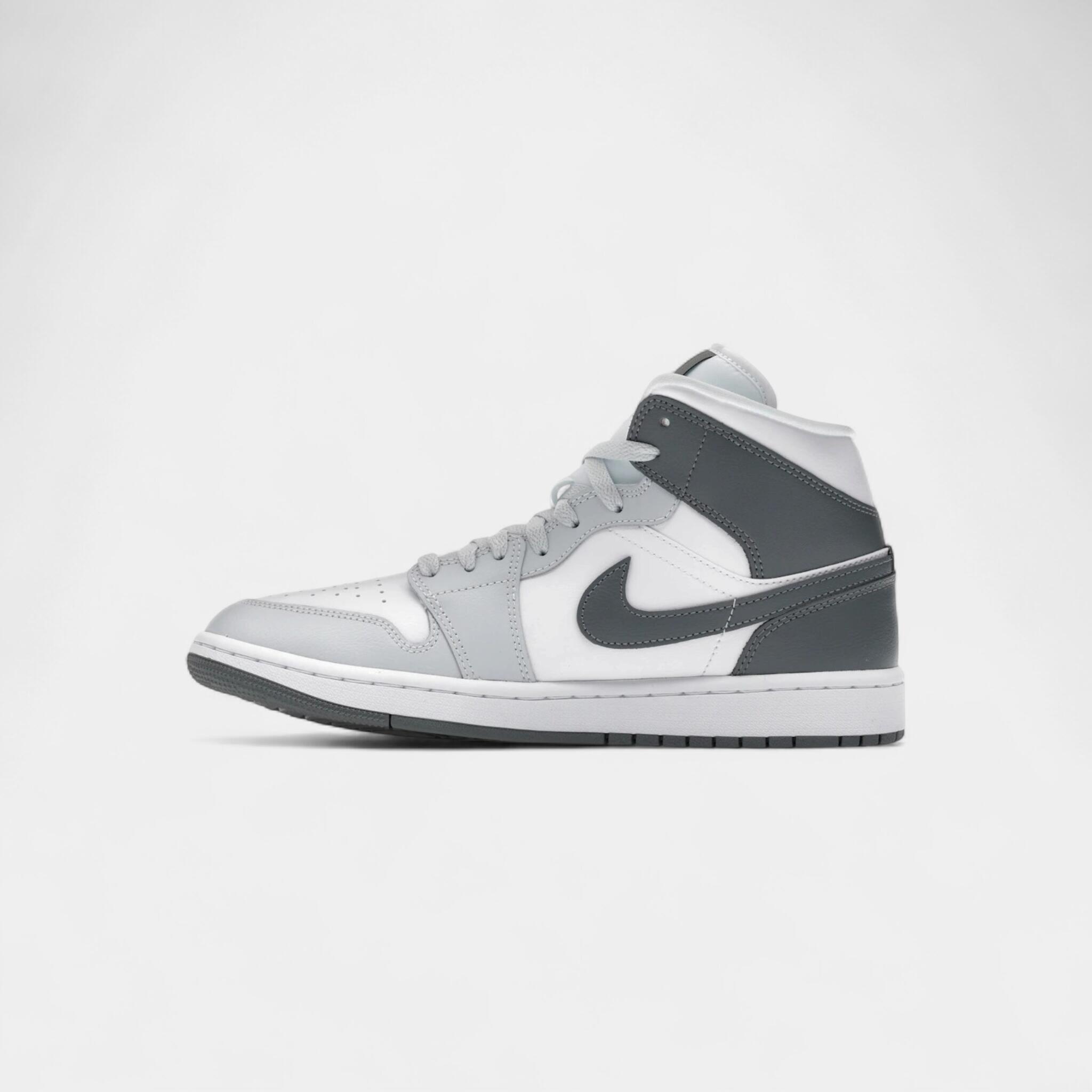 Jordan 1 Mid White Smoke Grey (Women's) 4/4