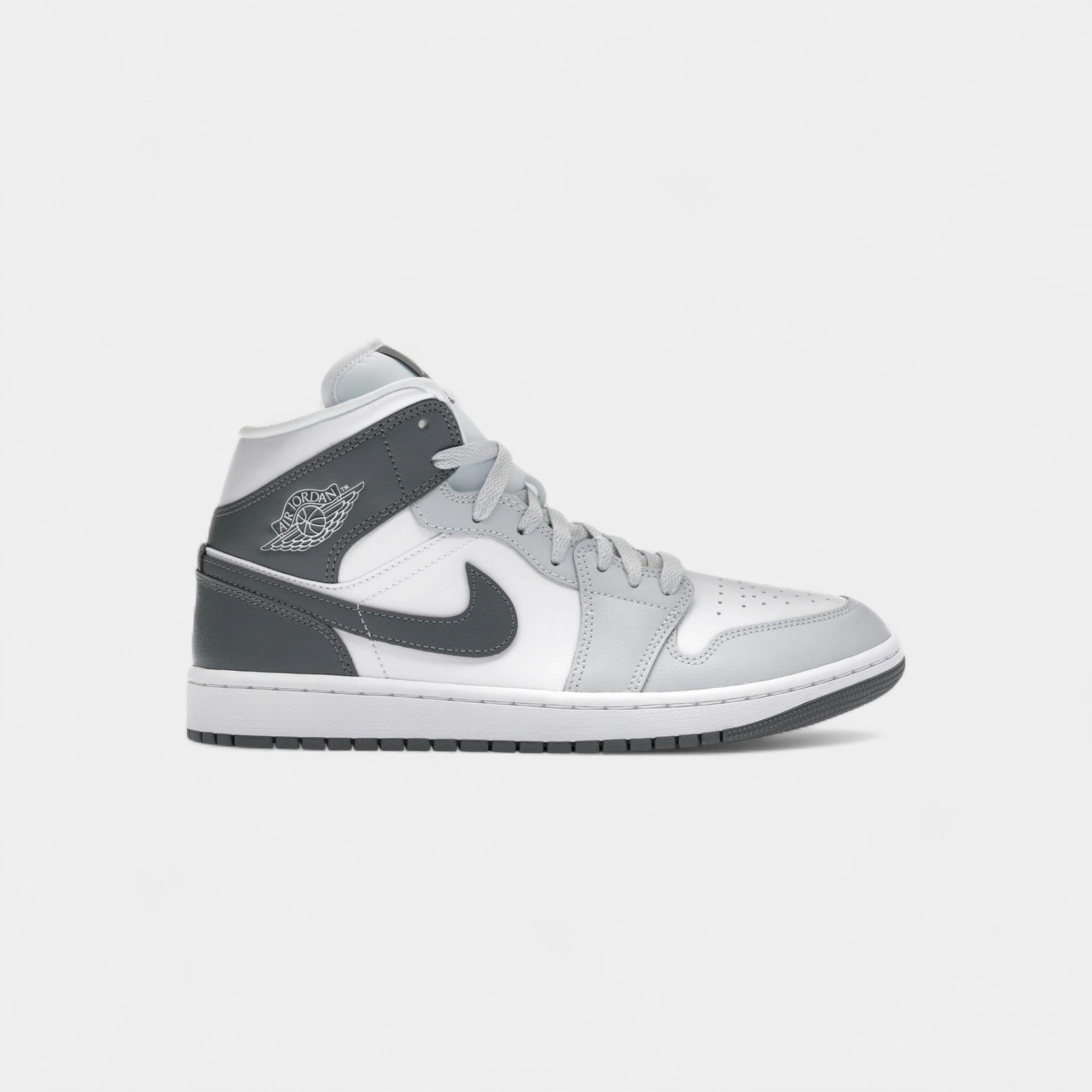 Jordan 1 Mid White Smoke Grey (Women's) 1/4