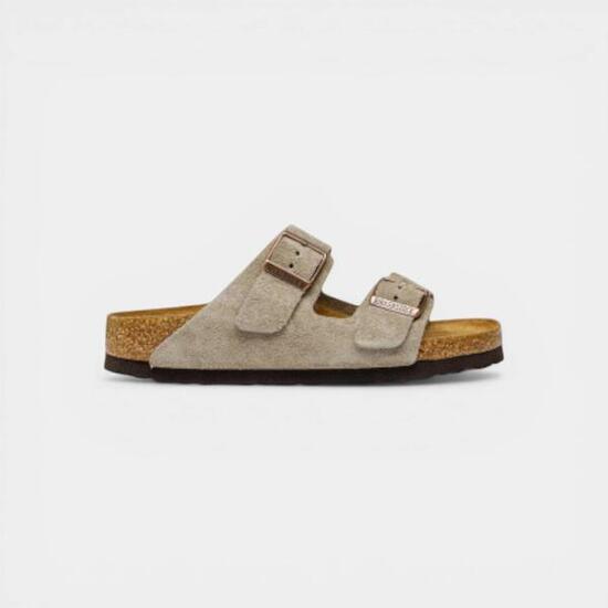 Birkenstock Arizona Soft Footbed Suede Taupe