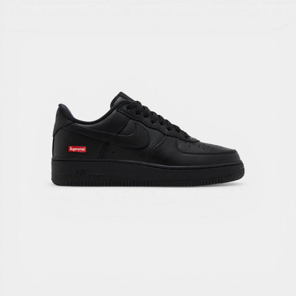 Nike Air Force 1 Low Supreme Black - Leather low-top sneaker