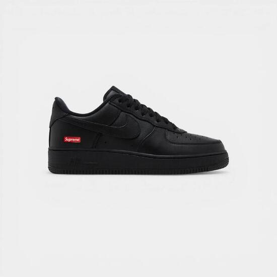 Zapatillas Air Force 1 Low Black Supreme