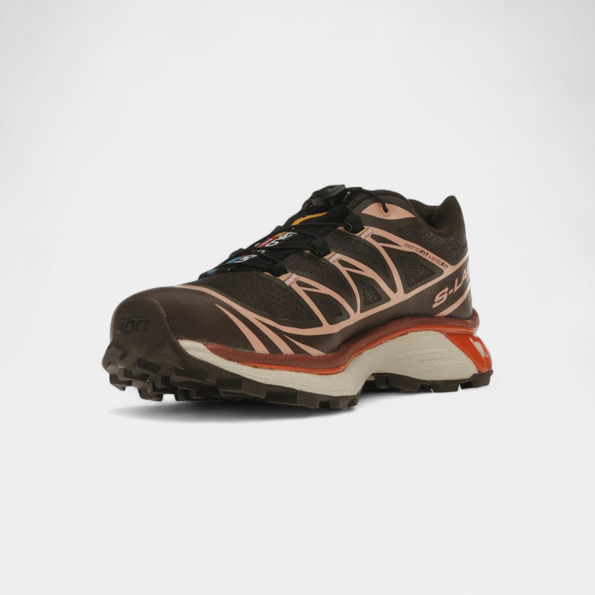 Salomon XT-6 Delicioso Chocolate Fondant Peach 3/5