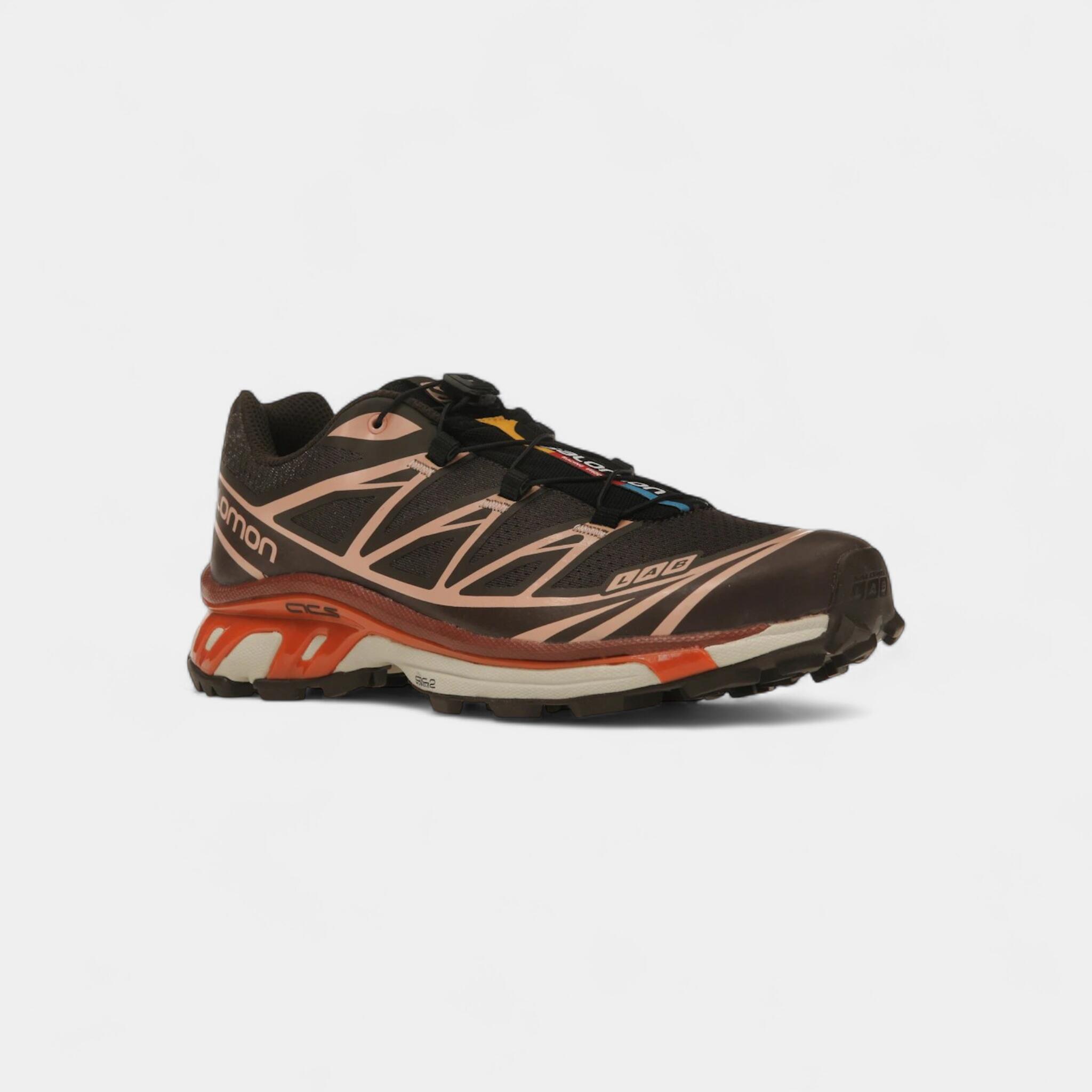 Salomon XT-6 Delicioso Chocolate Fondant Peach 2/5