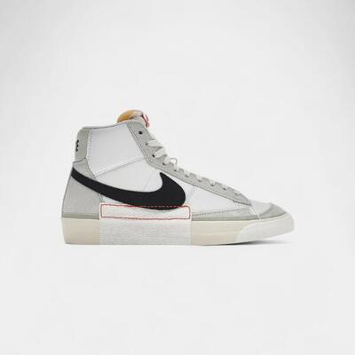Nike blazer mid 77 pro club white black light bone summit white