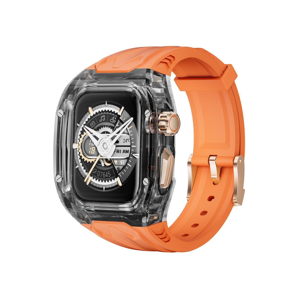 Transparent Sports Watch Strap & Case for Smart Watch