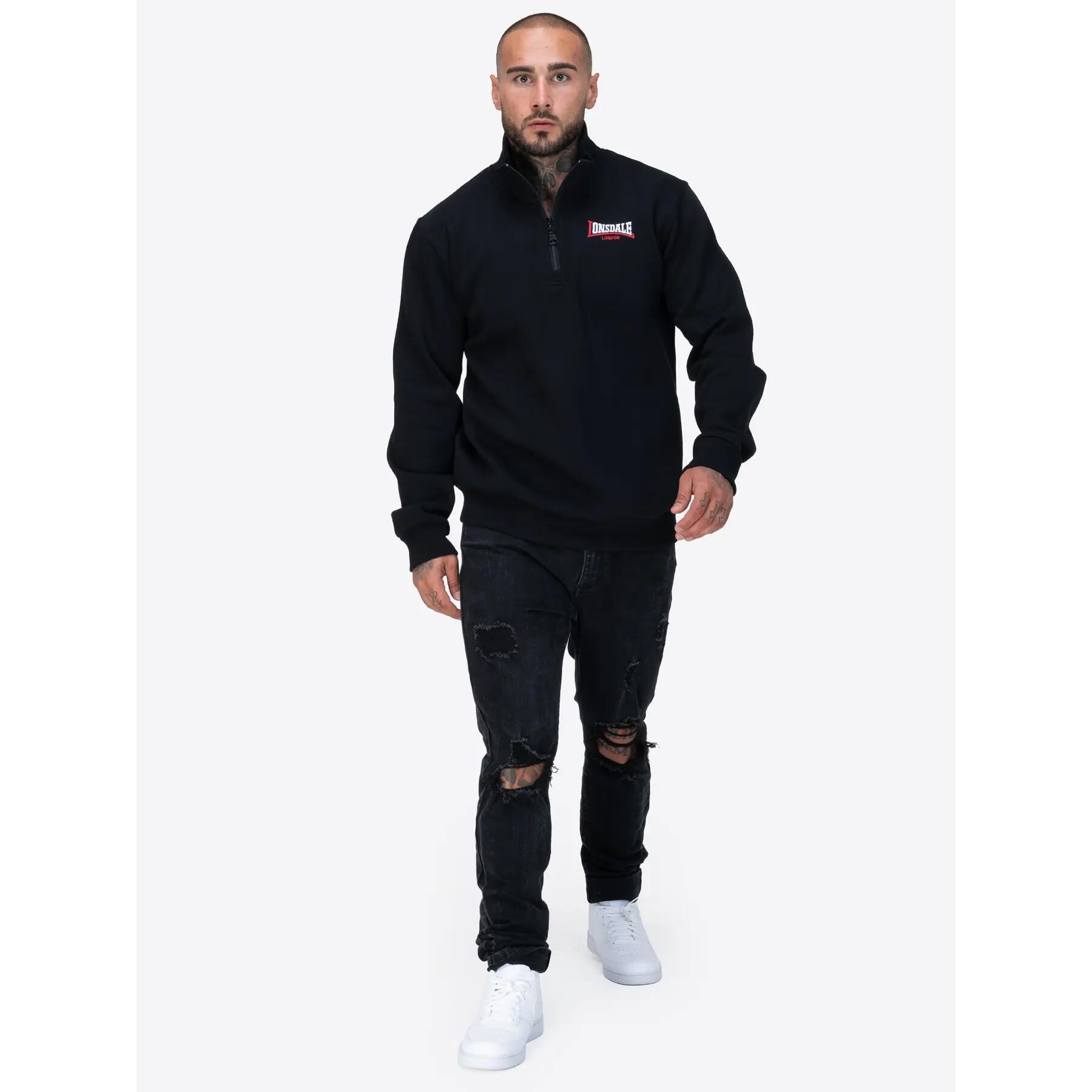 Sweatshirt 1/4 zip Lonsdale Gryffidam 3/5