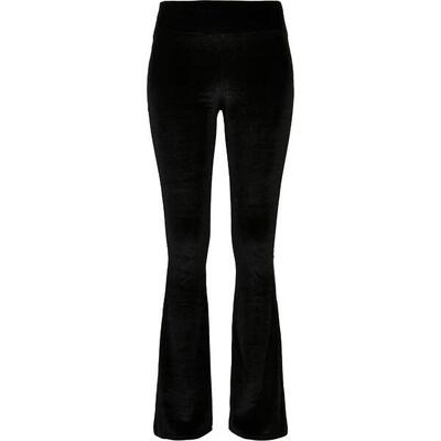 Dames legging met hoge taille urban classics velvet boot