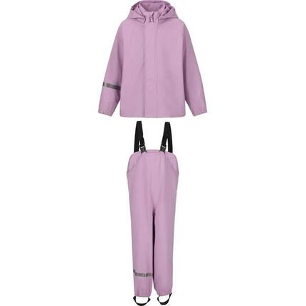 Combinaison imperméable imprimé enfant Zigzag Roze
