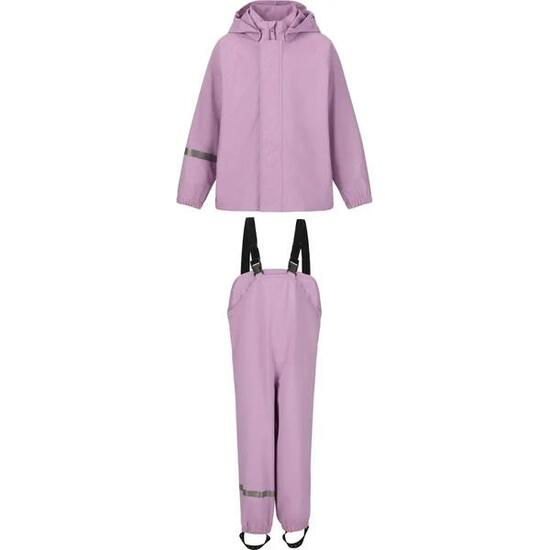 Combinaison imperméable imprimé enfant Zigzag Roze