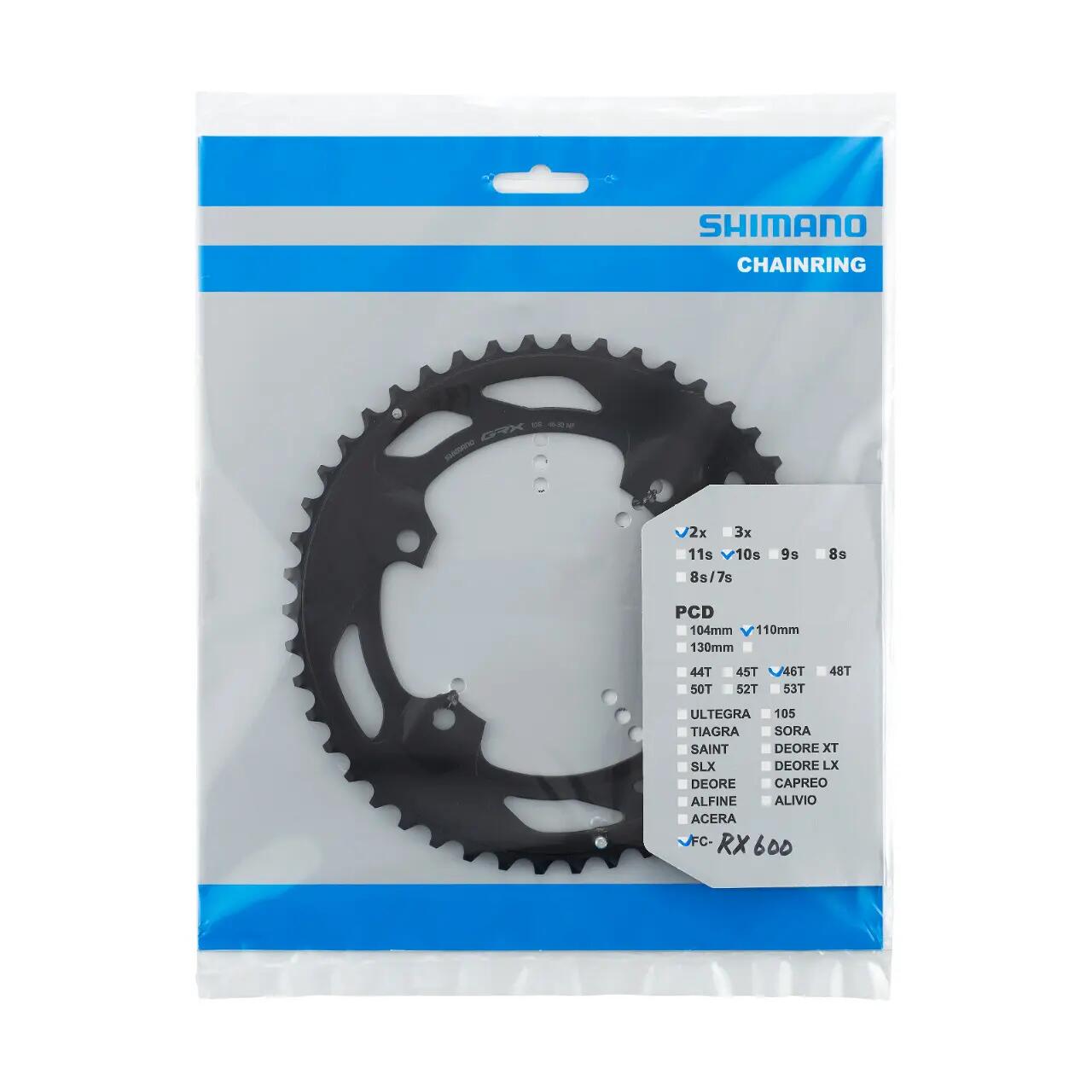 Tray Shimano GRX FC-RX600-10 2/2