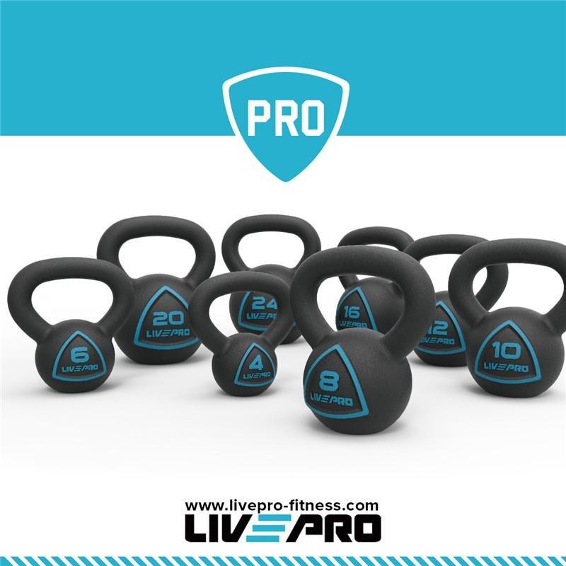 Kettlebell činka LivePro 12 kg