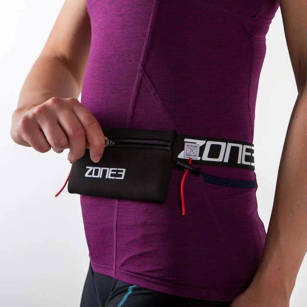 Belt Running avec pochette carburant néoprène et stockage gel énergétique Zone3