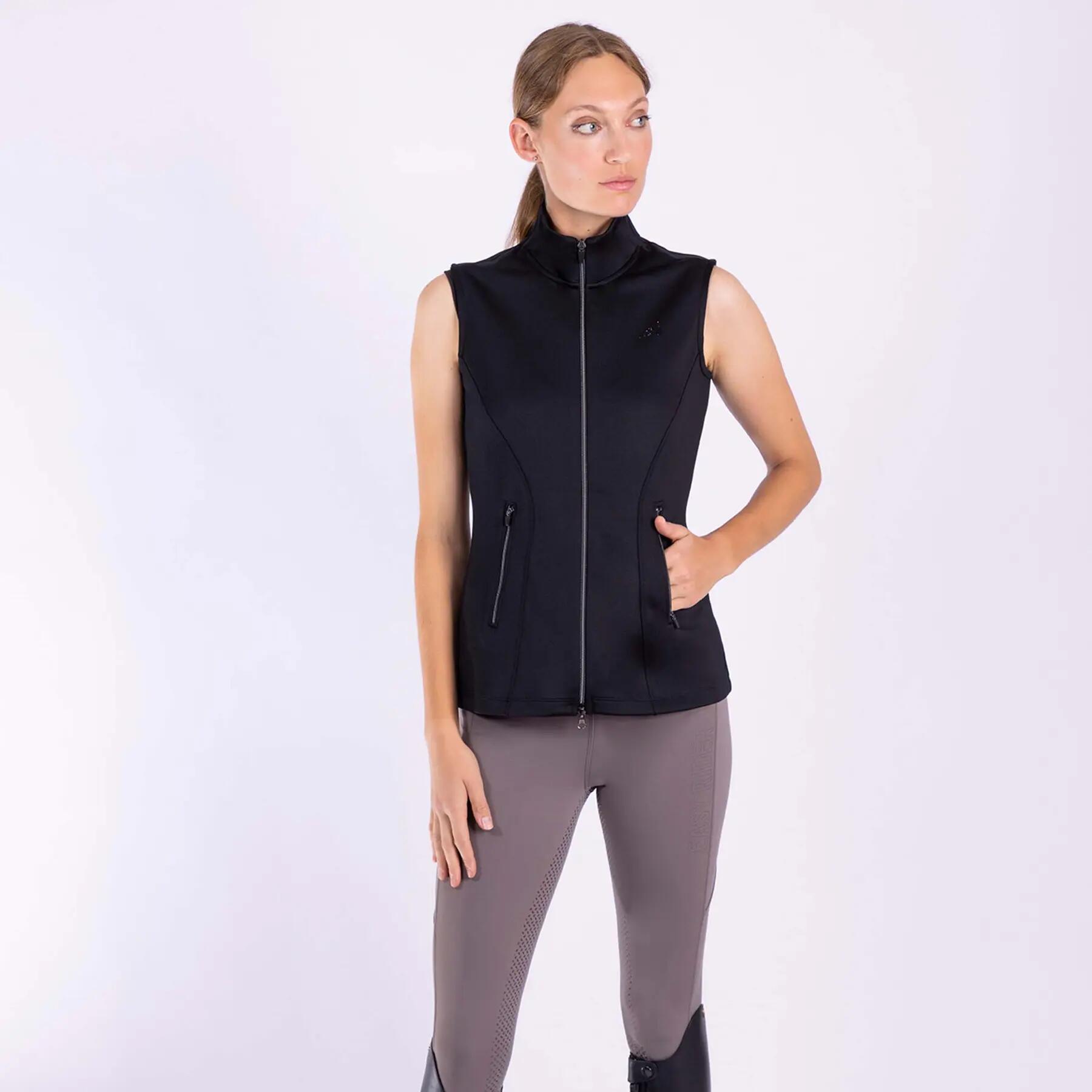 Ärmellose Reitjacke Full Zip Frau Euro-Star Tech Emma Slvls 2/5