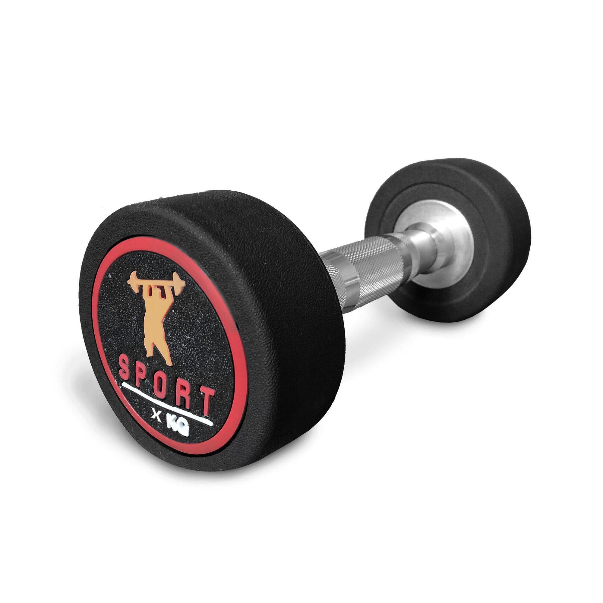 SEDCO Jednoruční činka Sedco SPORT ROUND RUBBER 10kg