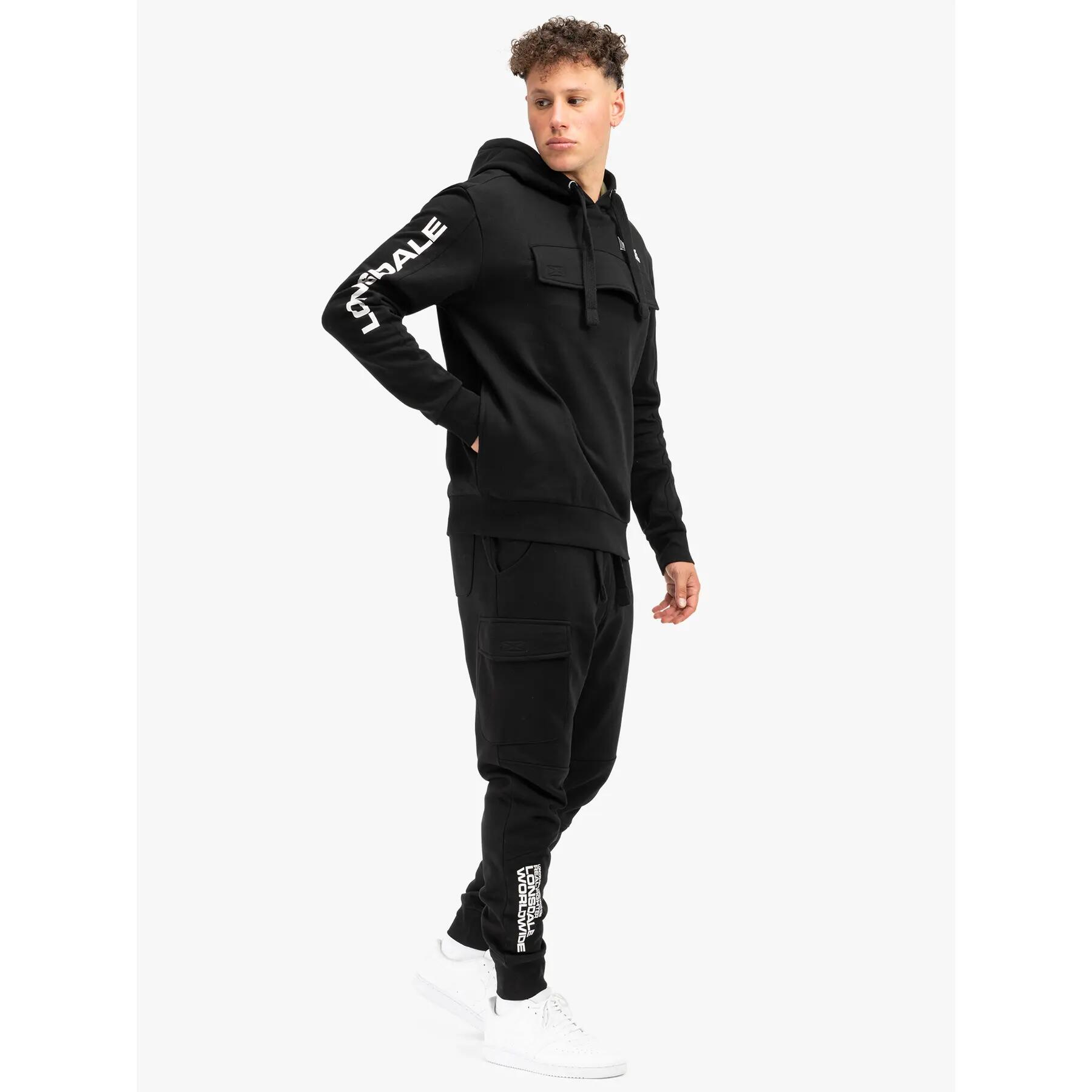 Sweatshirt com capuz corte regular Lonsdale Rushen 3/6