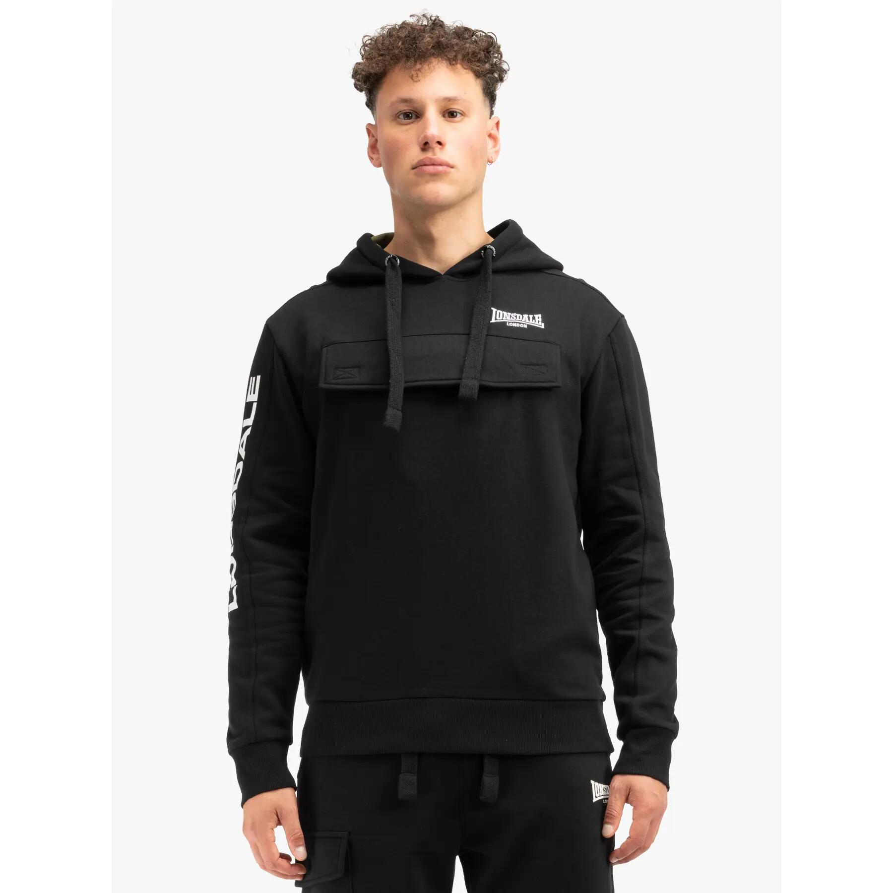 Sweatshirt com capuz corte regular Lonsdale Rushen 2/6