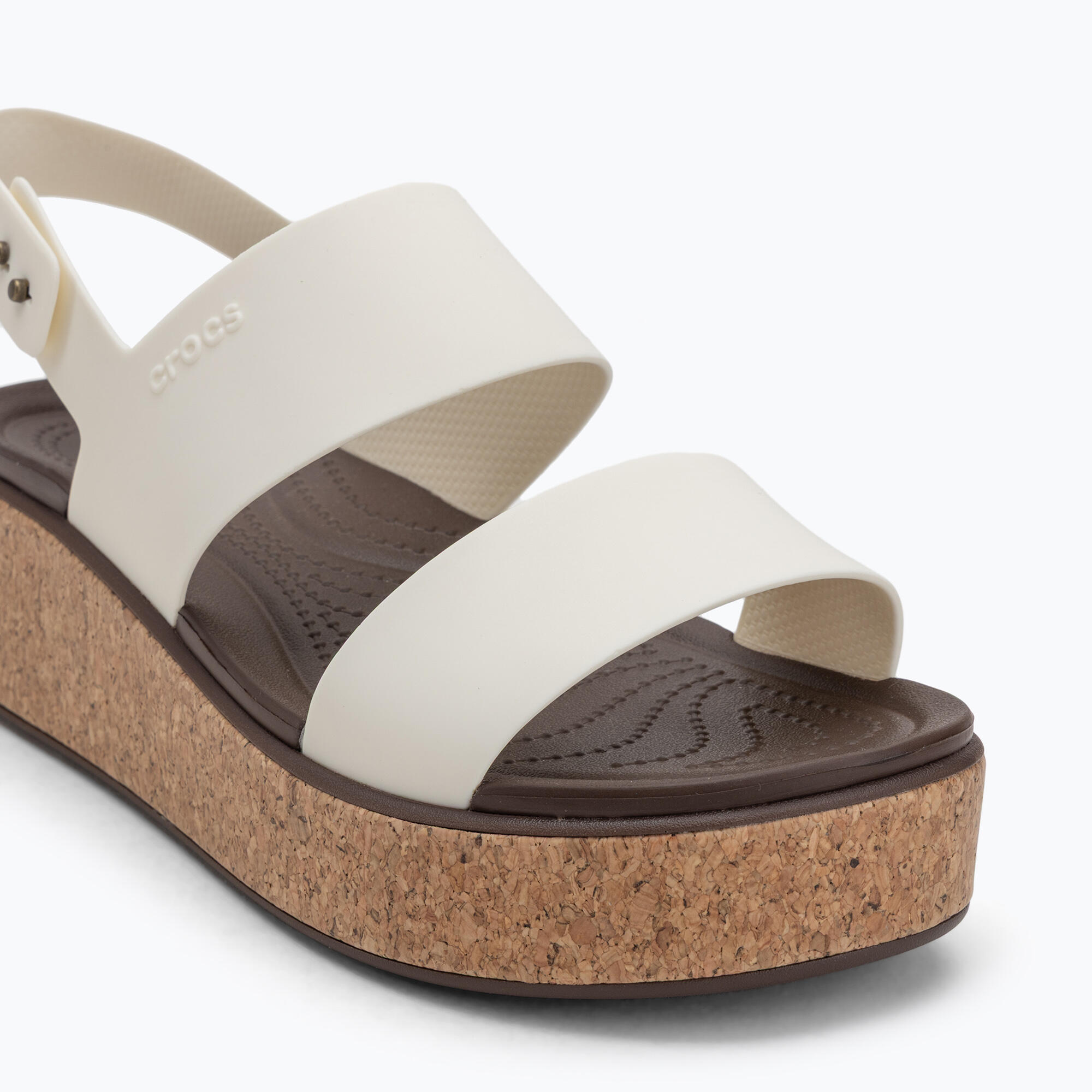 Crocs Brooklyn Cork Low Wedge Women's Sandal 7/7